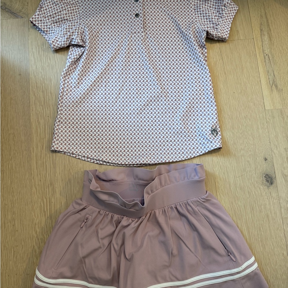 Greyson Kids Matching Set in Pink and White